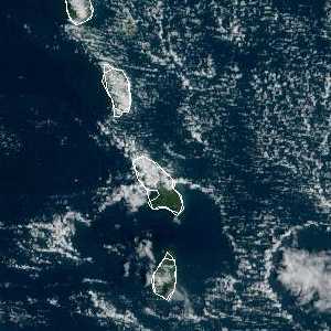 météo tropicale : Image satellite .