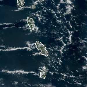 météo tropicale : Image satellite .