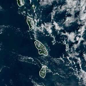 météo tropicale : Image satellite .