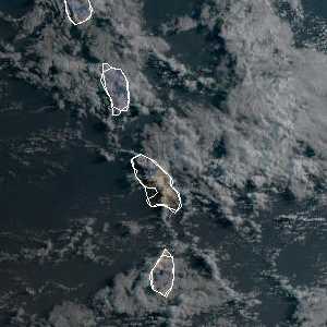météo tropicale : Image satellite .
