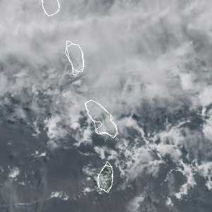 météo tropicale : Image satellite .
