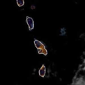 météo tropicale : Image satellite .