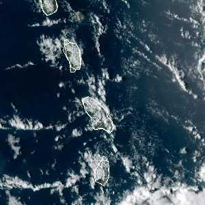 météo tropicale : Image satellite .