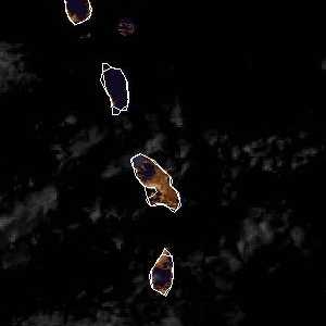 météo tropicale : Image satellite .