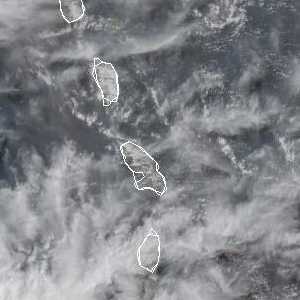 météo tropicale : Image satellite .