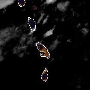 météo tropicale : Image satellite .