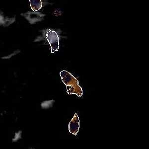 météo tropicale : Image satellite .