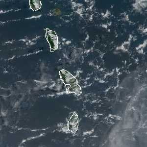 météo tropicale : Image satellite .