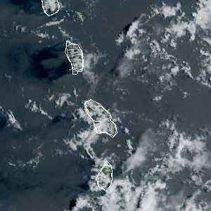 météo tropicale : Image satellite .