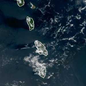 météo tropicale : Image satellite .