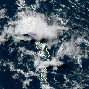 météo tropicale : Image satellite .