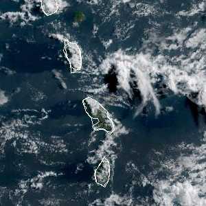 météo tropicale : Image satellite .