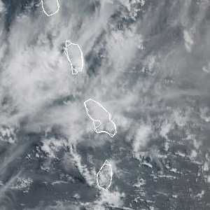 météo tropicale : Image satellite .