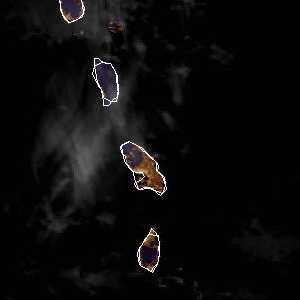 météo tropicale : Image satellite .