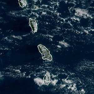 météo tropicale : Image satellite .