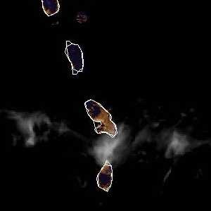 météo tropicale : Image satellite .