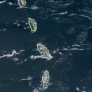 météo tropicale : Image satellite .