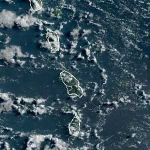 météo tropicale : Image satellite .