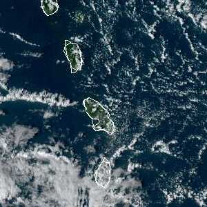 météo tropicale : Image satellite .
