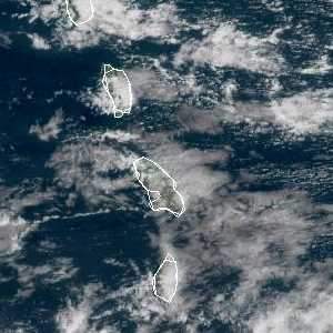 météo tropicale : Image satellite .