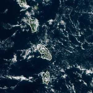 météo tropicale : Image satellite .