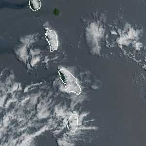 météo tropicale : Image satellite .