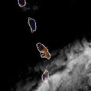 météo tropicale : Image satellite .