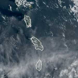 météo tropicale : Image satellite .