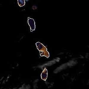 météo tropicale : Image satellite .