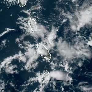 météo tropicale : Image satellite .