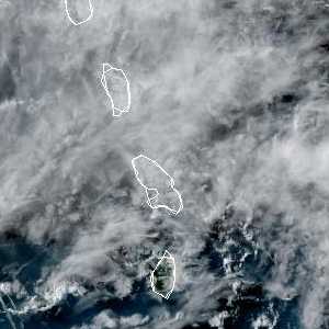 météo tropicale : Image satellite .