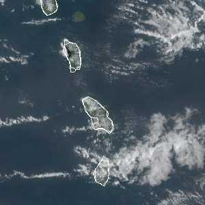 météo tropicale : Image satellite .