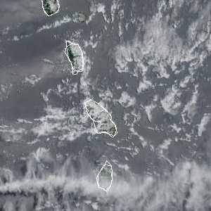 météo tropicale : Image satellite .