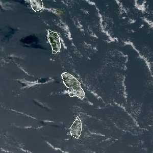 météo tropicale : Image satellite .