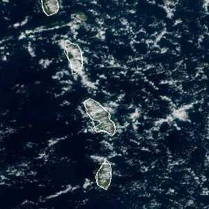 météo tropicale : Image satellite .