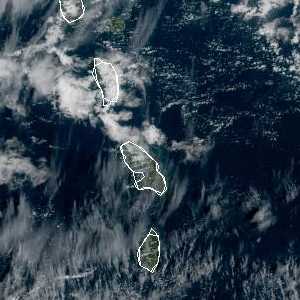 météo tropicale : Image satellite .