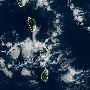 météo tropicale : Image satellite .