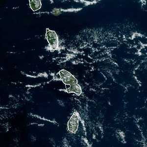 météo tropicale : Image satellite .