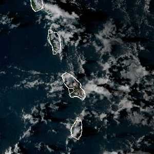 météo tropicale : Image satellite .