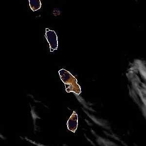 météo tropicale : Image satellite .