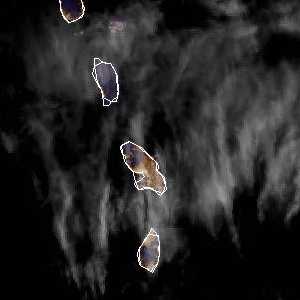 météo tropicale : Image satellite .