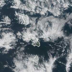 météo tropicale : Image satellite .