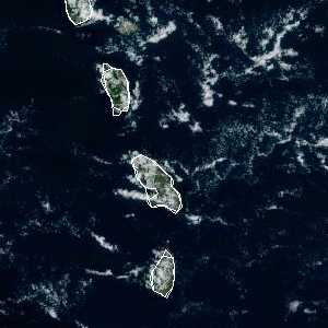 météo tropicale : Image satellite .