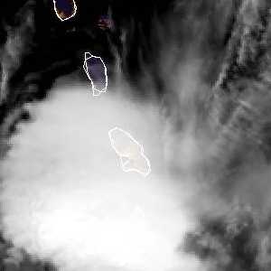 météo tropicale : Image satellite .