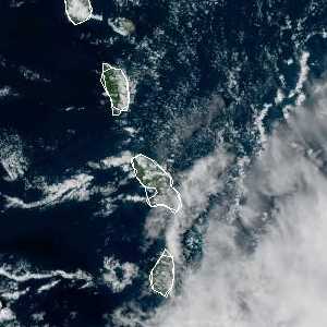 météo tropicale : Image satellite .