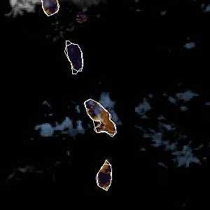 météo tropicale : Image satellite .