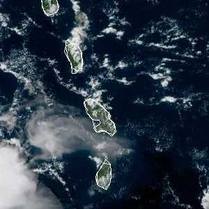 météo tropicale : Image satellite .
