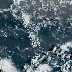 météo tropicale : Image satellite .