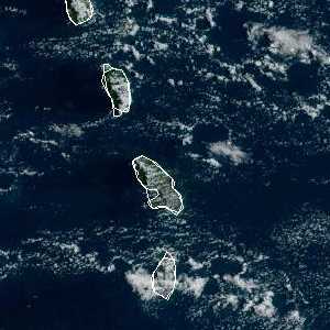 météo tropicale : Image satellite .