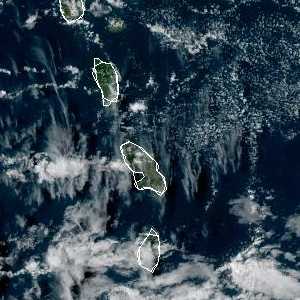 météo tropicale : Image satellite .